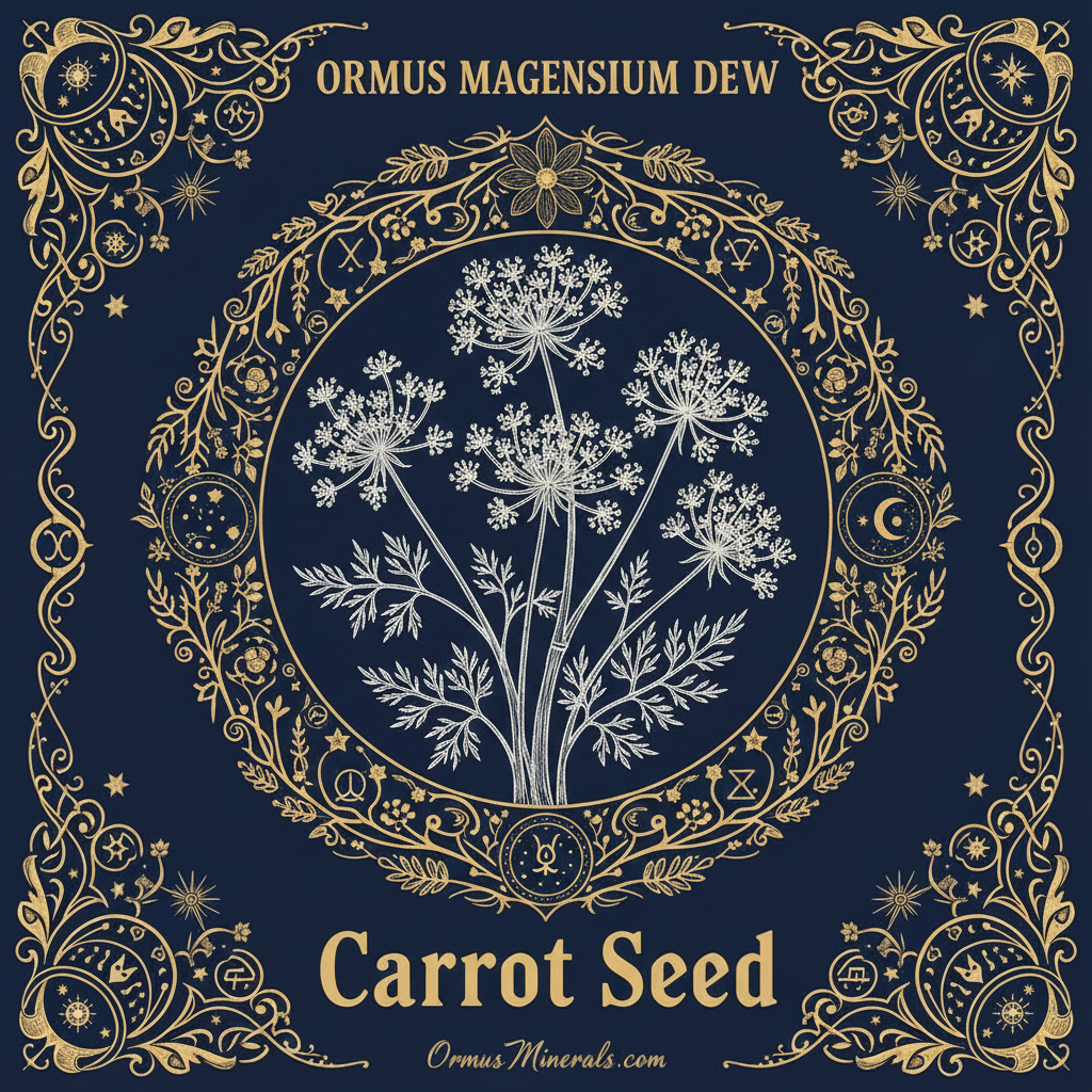 Ormus Minerals Magnesium Dew Carrot Seed Essential Oil 4oz