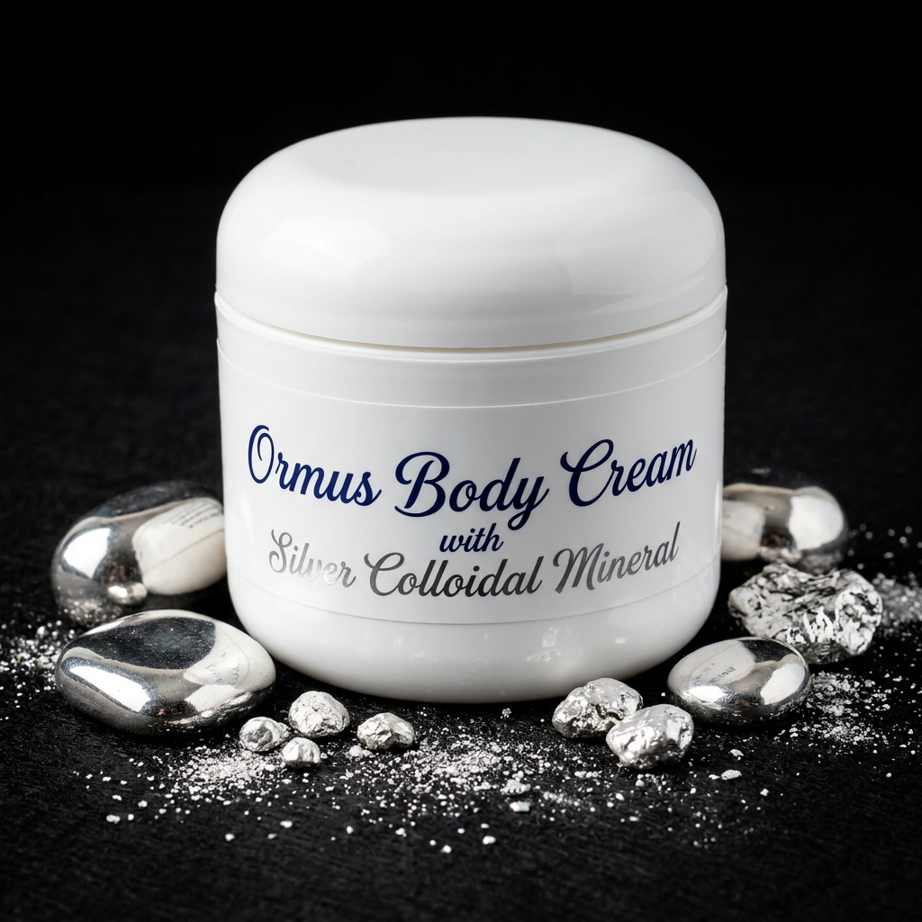 Ormus Body Cream with Silver Colloidal Mineral