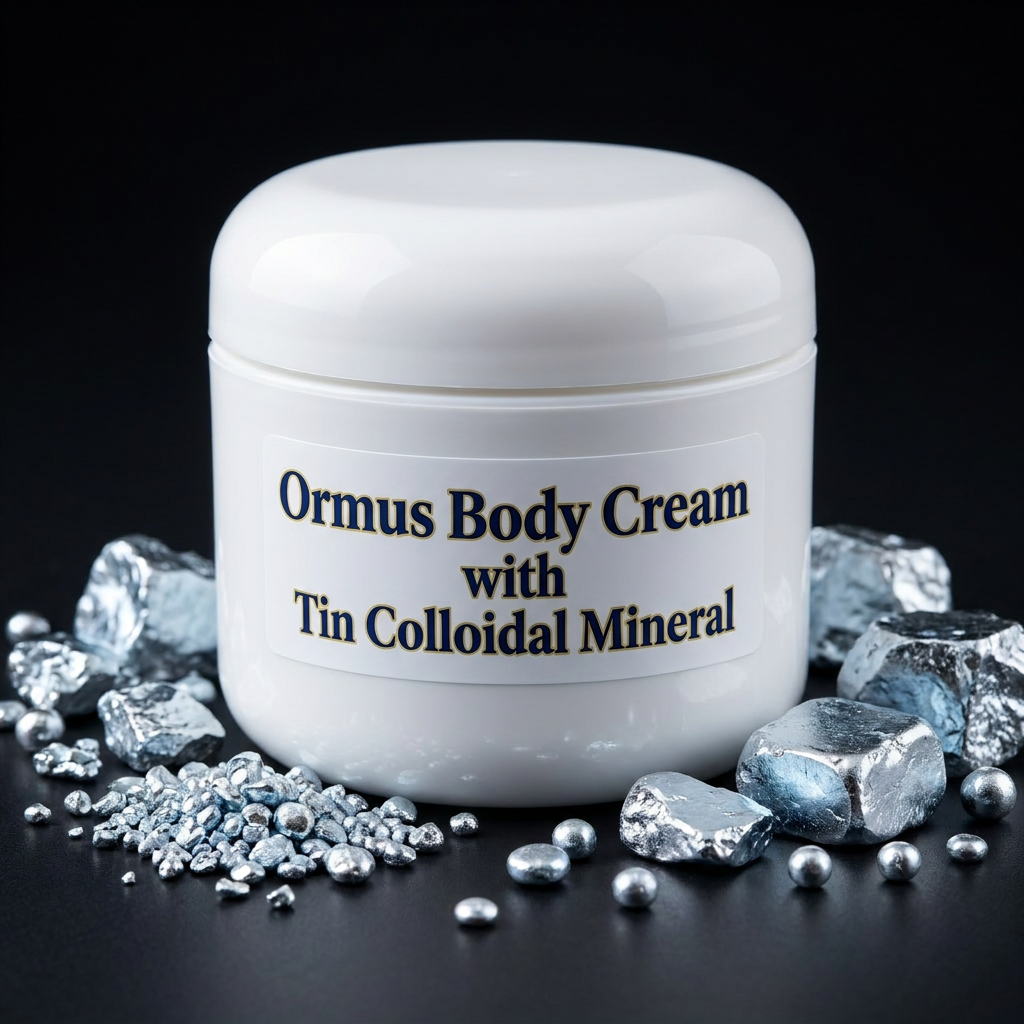 Ormus Body Cream with Tin Colloidal Mineral