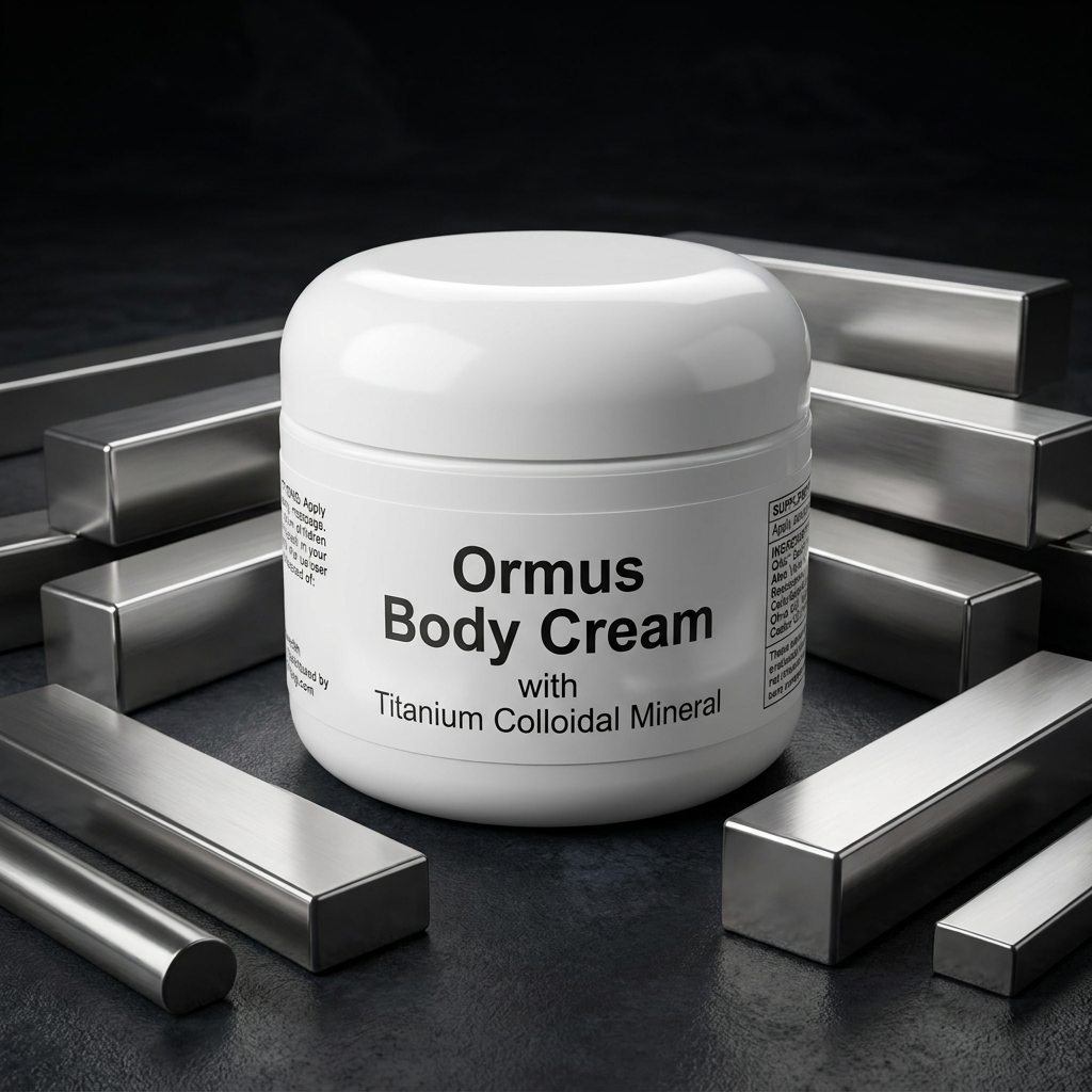 Ormus Body Cream with Titanium Colloidal Mineral