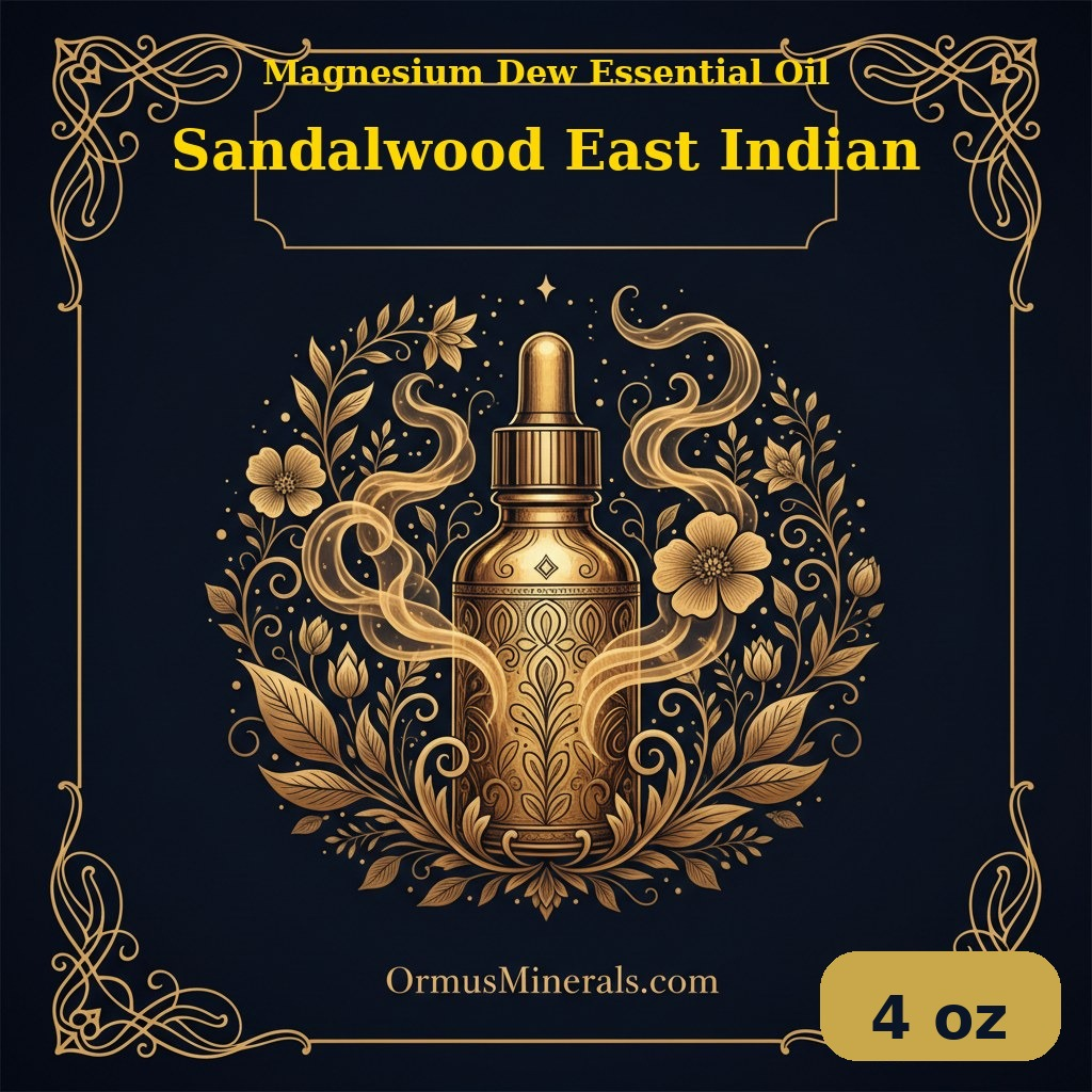 Sandalwood East Indian Ormus Live Healing Oil 4oz