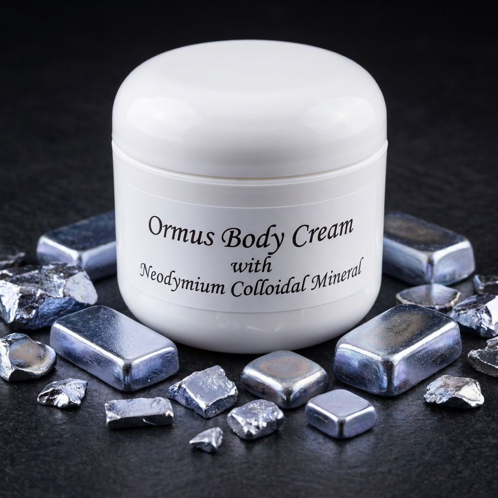 Ormus Body Cream with Neodymium Colloidal Mineral