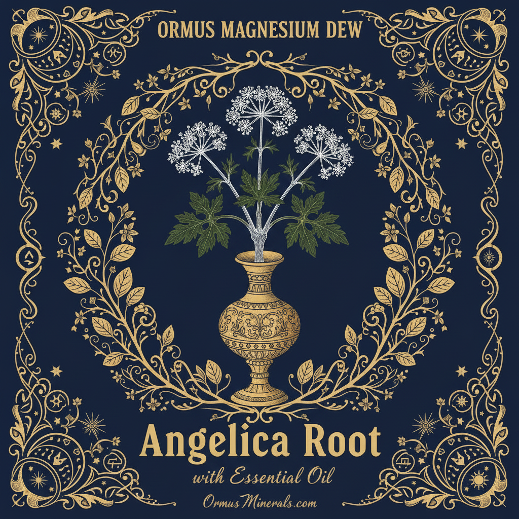 Ormus Minerals Magnesium Dew Angelica Root Essential Oil 4oz