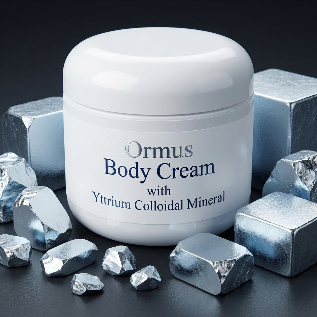 Ormus Body Cream with Yttrium Colloidal Mineral