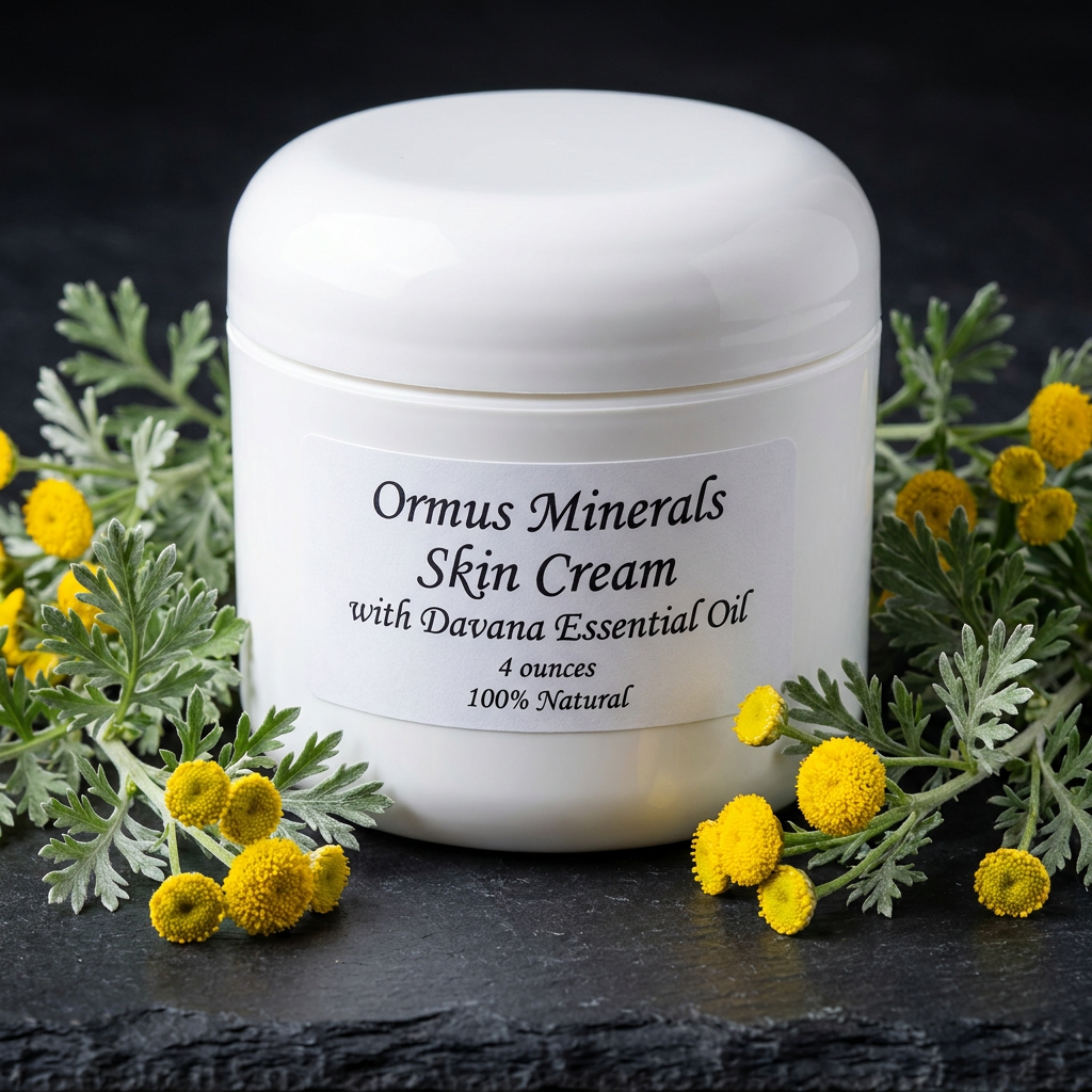 Ormus Minerals Skin Cream with Davana Essential Oil