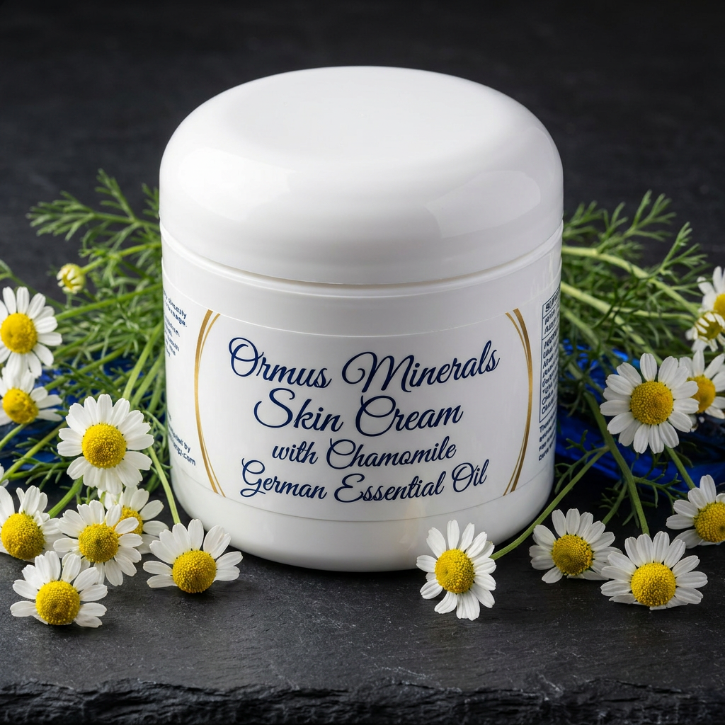 Ormus Minerals Skin Cream with Chamomile German Essential Oil