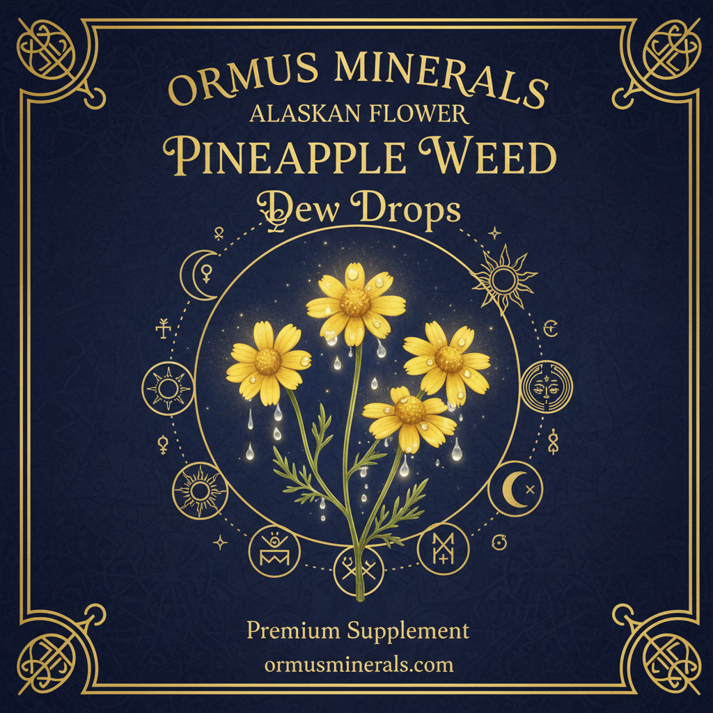 Ormus Minerals Alaskan Flower PINEAPPLE WEED Dew Drops 4oz
