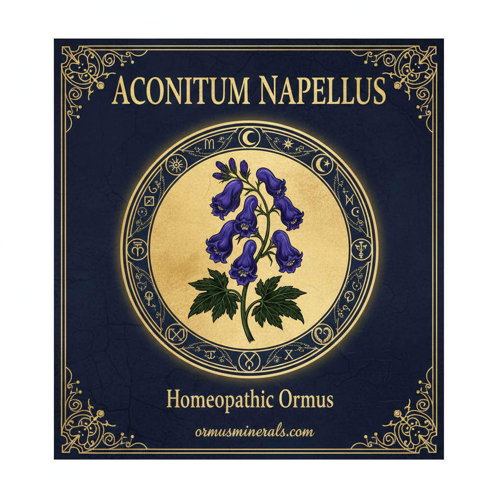 Aconitum Napellus Homeopathic Ormus 16oz Extra Strength 1x | OrmusMinerals.com