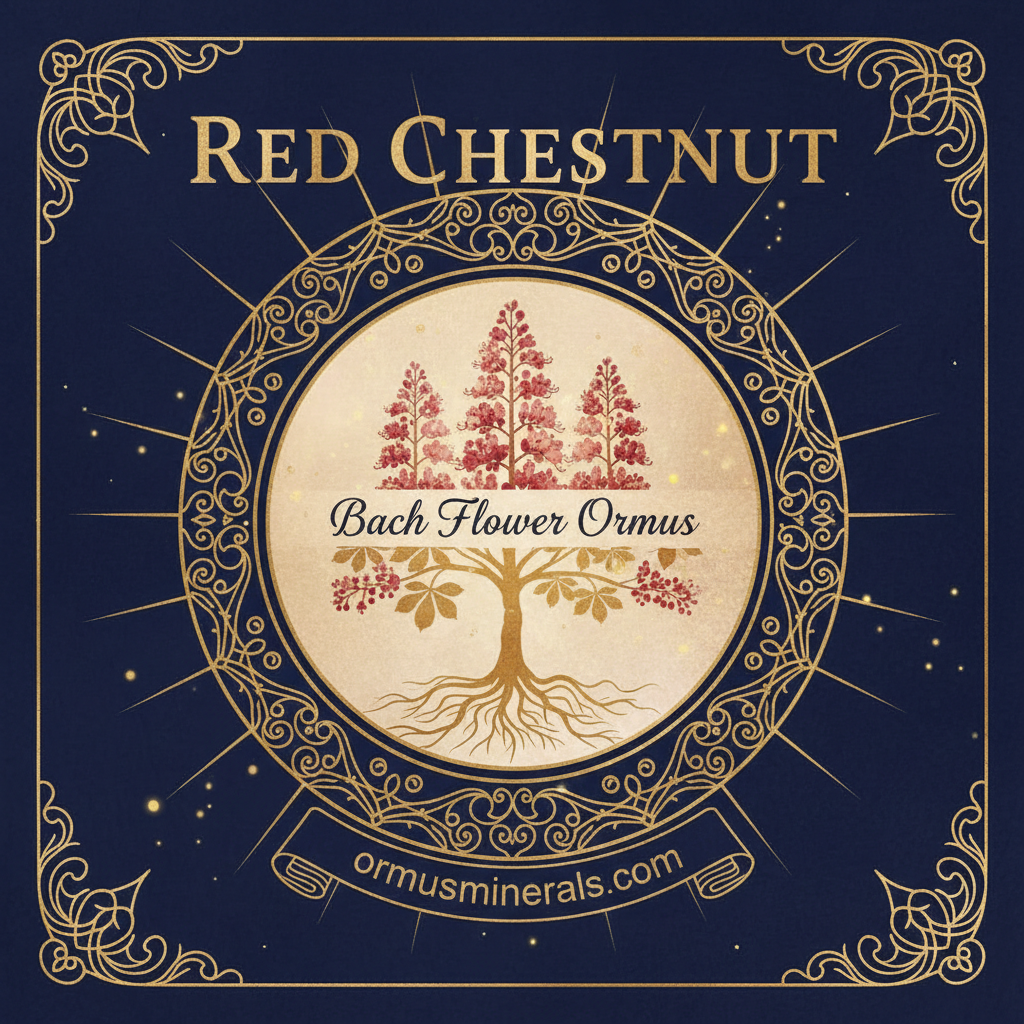 Red Chestnut Bach Flower Ormus 4oz Extra Strength 1x | OrmusMinerals.com