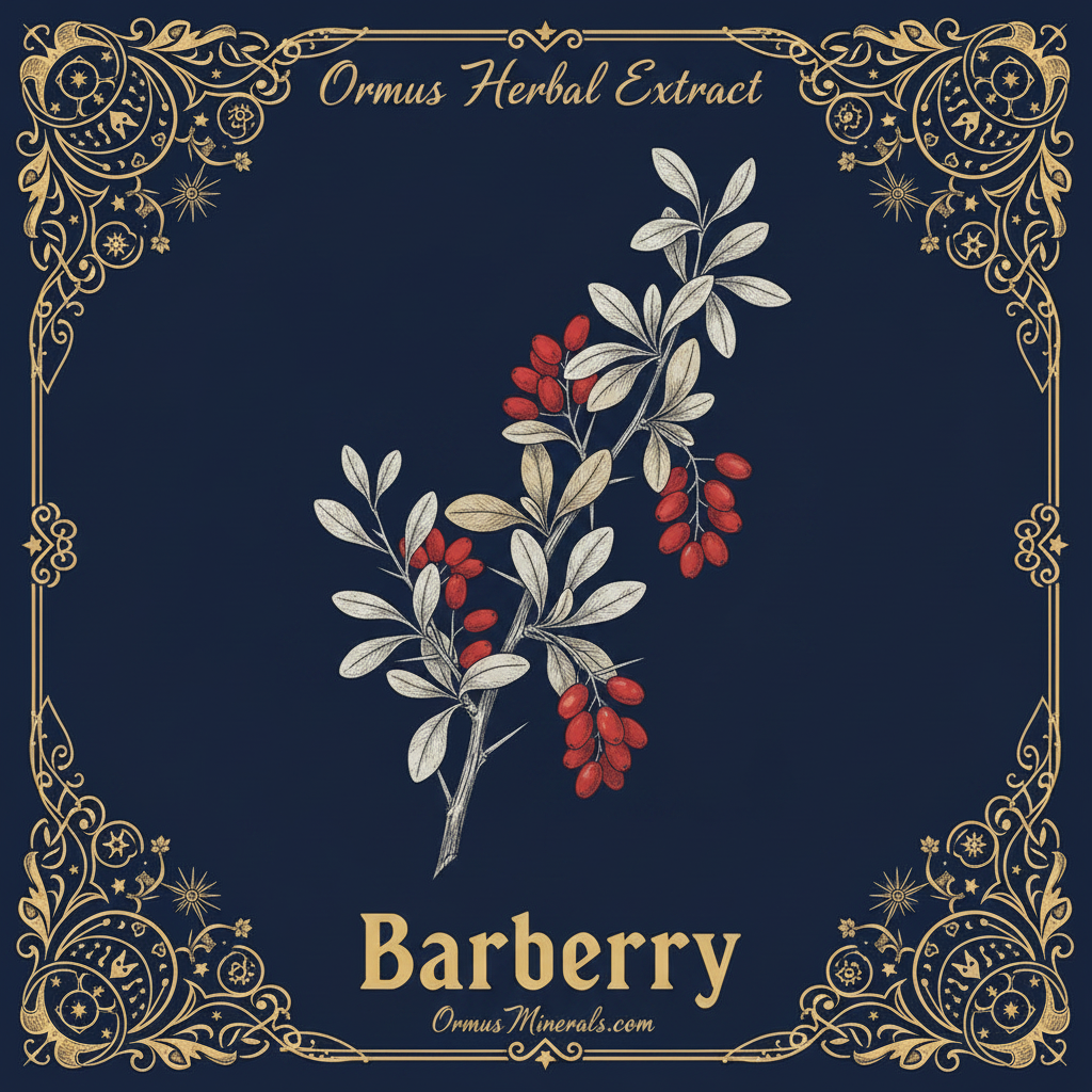 Ormus Minerals Barberry Extract 8oz — premium ormus mineral supplement from dead sea | Ormus Minerals