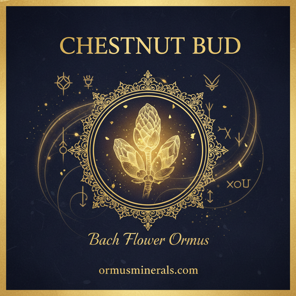 Chestnut Bud Bach Dew Drops Ormus 8oz Extra Strength 1x | OrmusMinerals.com