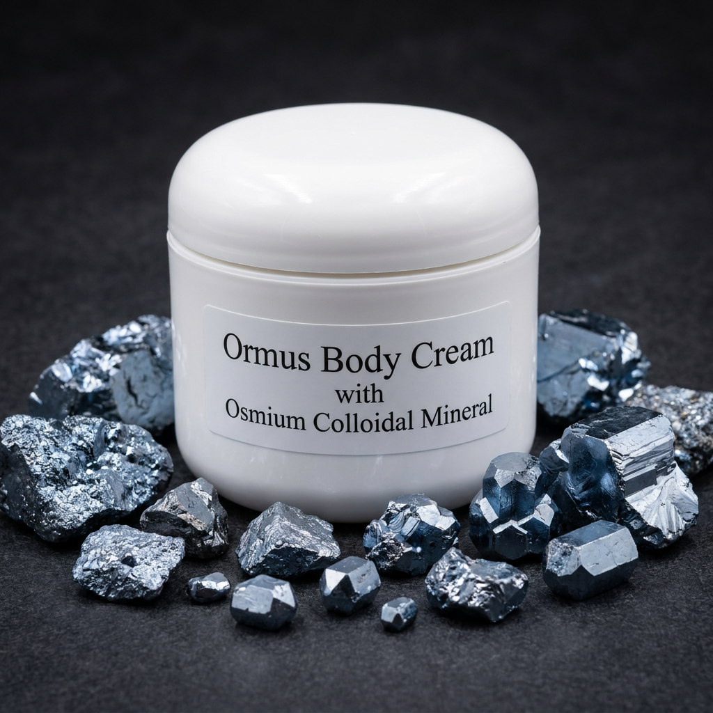 Ormus Body Cream with Osmium Colloidal Mineral