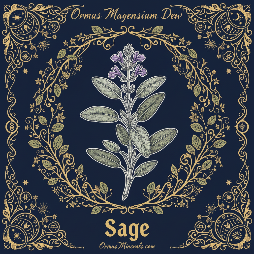 Ormus Minerals Magnesium Dew Sage Clary Essential Oil 8oz