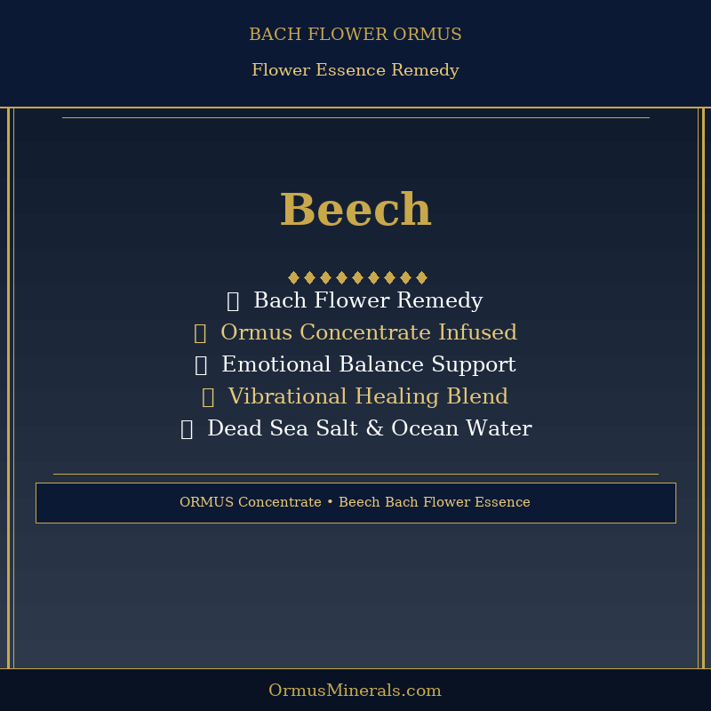 Bach Flower Beech Ormus