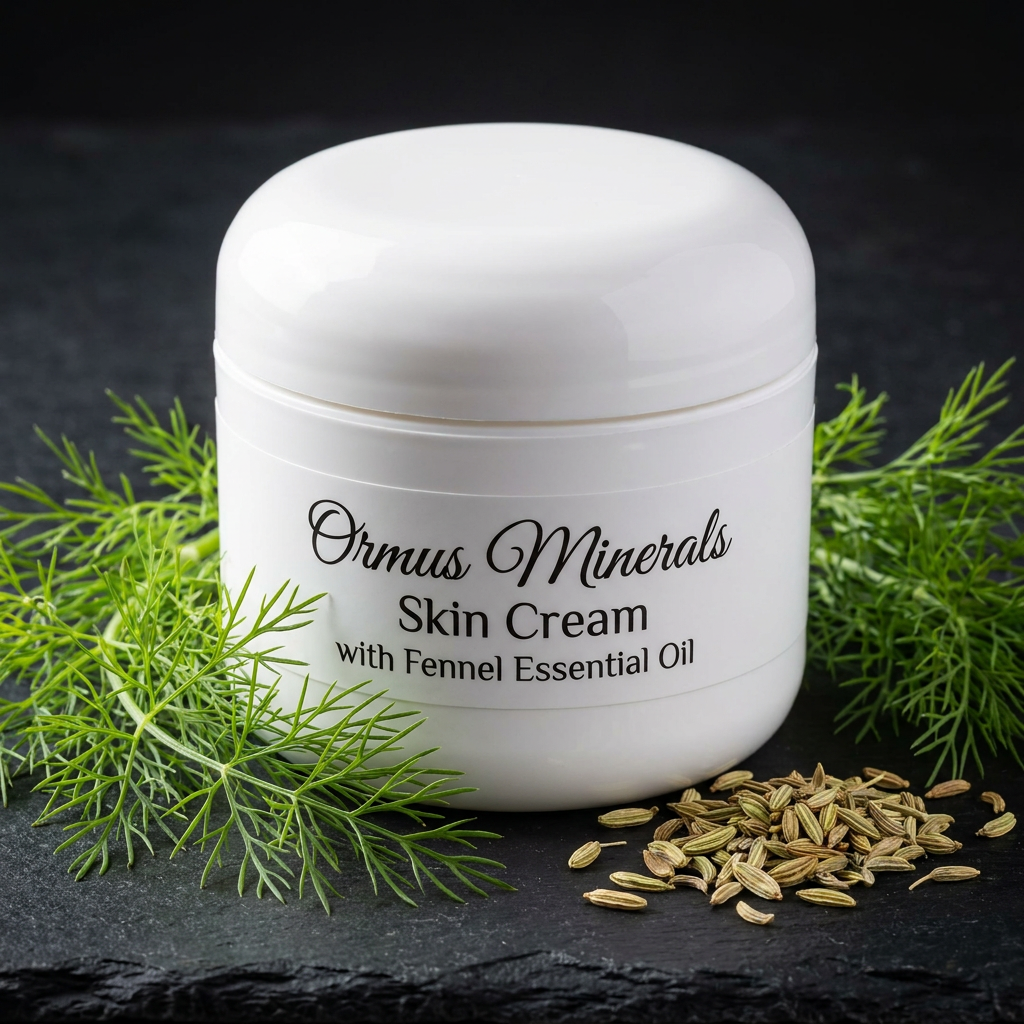 Ormus Minerals Skin Cream with Fennel Essential Oil