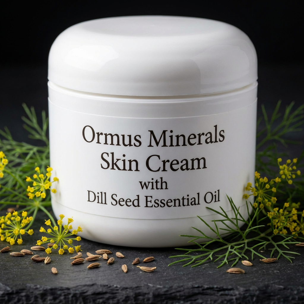 Ormus Minerals Skin Cream with Dill Seed Essential Oil