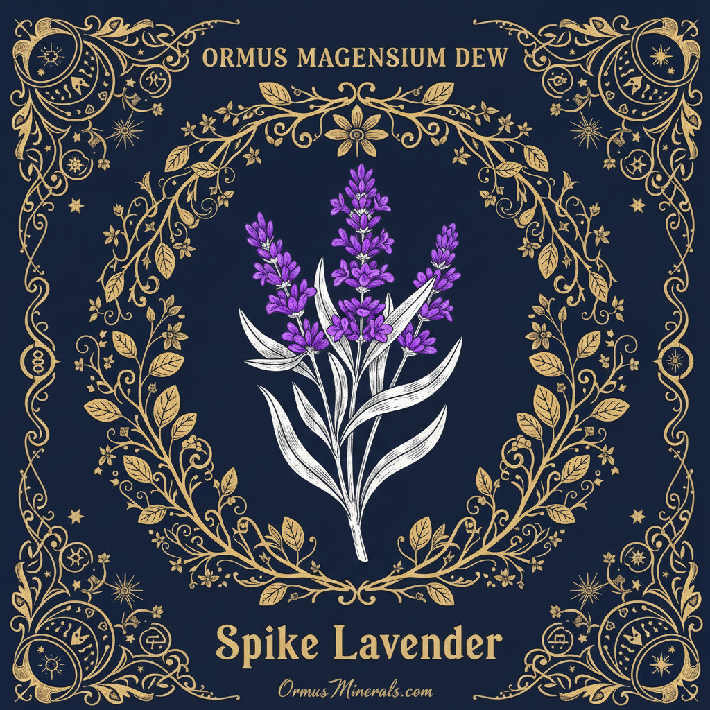 Ormus Minerals Magnesium Dew Spike Lavender Essential Oil 4oz