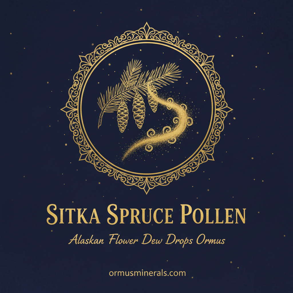 Sitka Spruce Pollen Alaskan Dew Drops Ormus 8oz Extra Strength 1x | OrmusMinerals.com