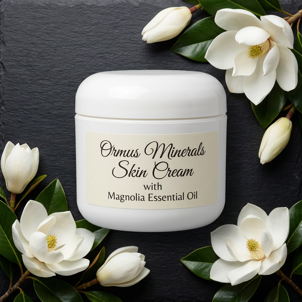 Ormus Minerals Skin Cream with Magnolia Essential Oil