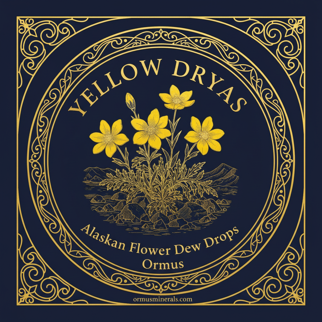 Yellow Dryas Alaskan Dew Drops Ormus 8oz Extra Strength 2x | OrmusMinerals.com