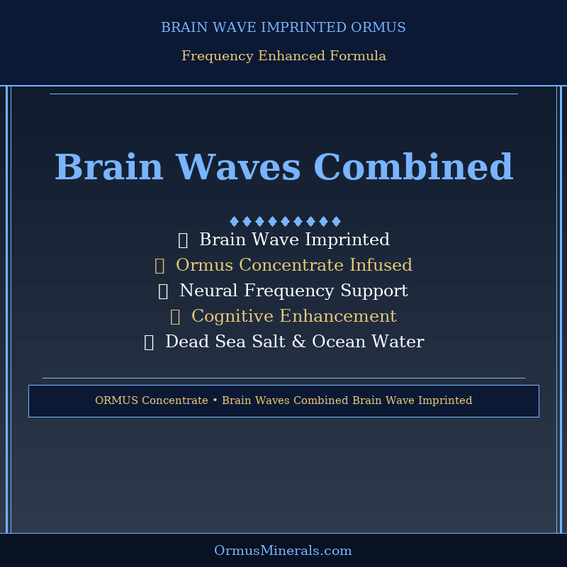 Ormus Minerals Brain Waves Combined 32oz Extra Strength 5x