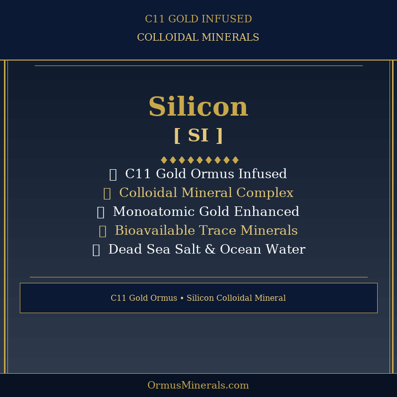 Ormus C11 Colloidal Silicon 32oz Extra Strength 2x