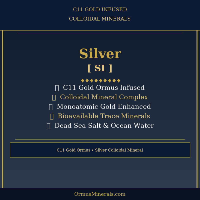 Ormus C11 Colloidal Silver 32oz