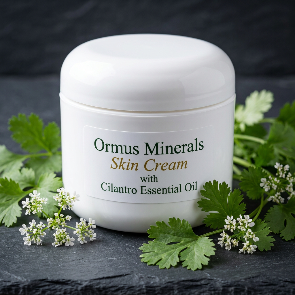 Ormus Minerals Skin Cream with Cilantro Essential Oil