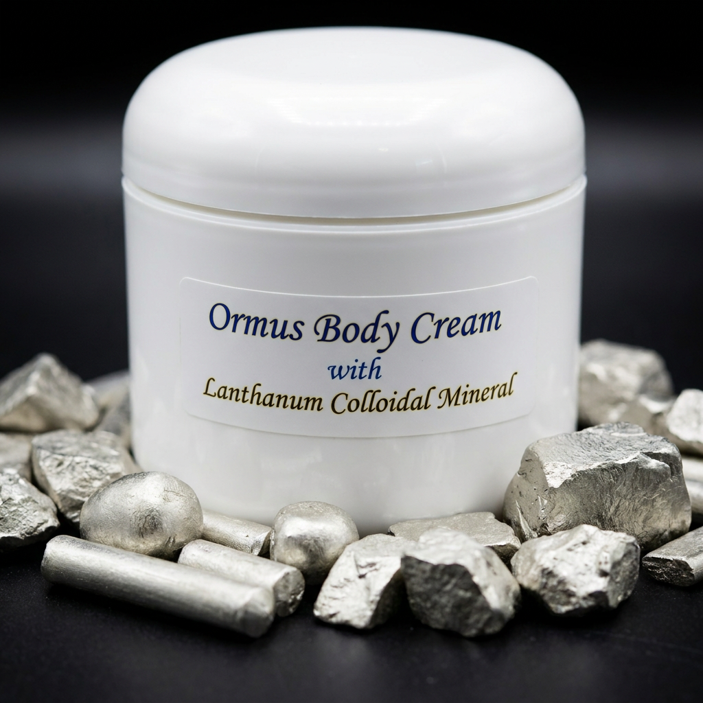 Ormus Body Cream with Lanthanum Colloidal Mineral