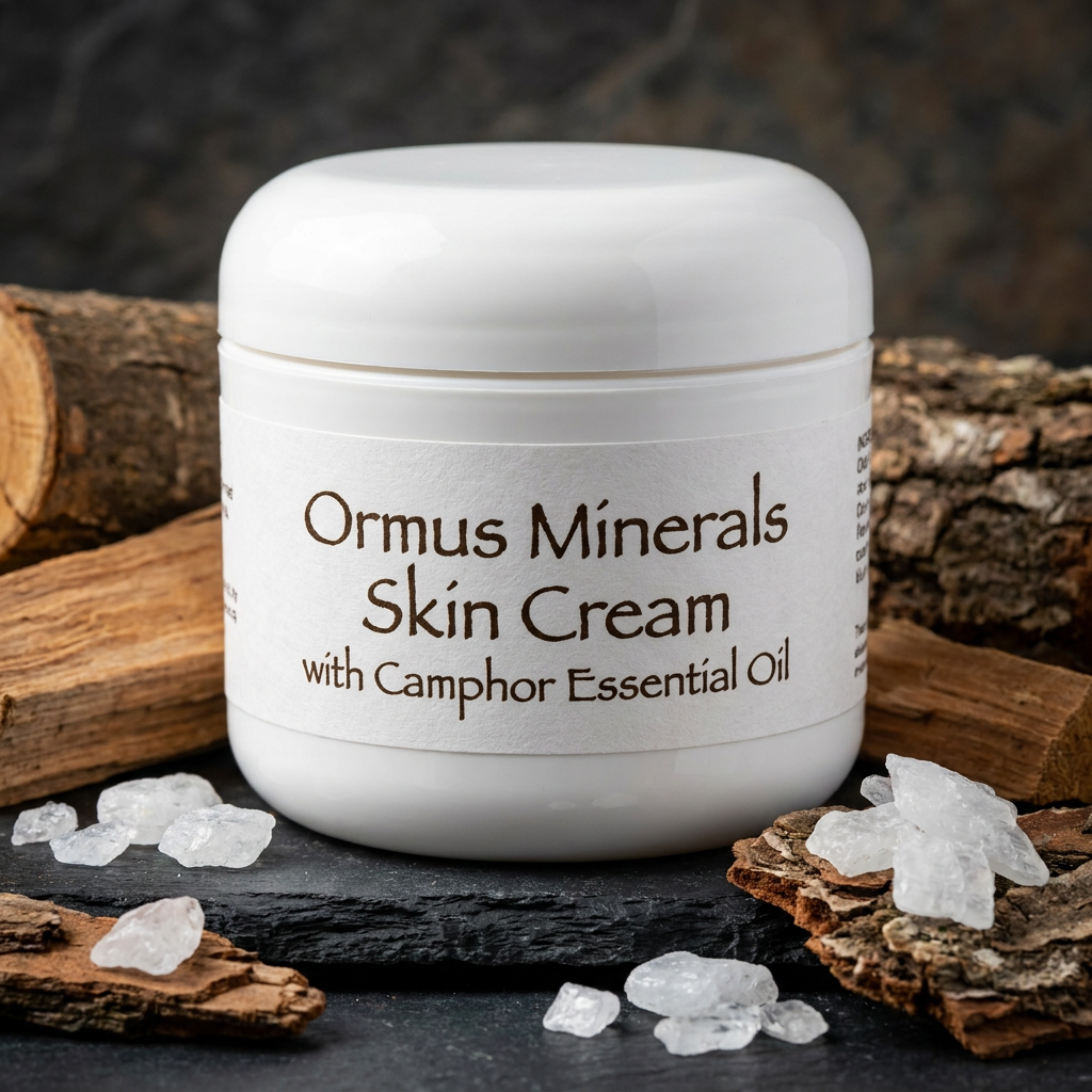 Ormus Minerals Skin Cream with Camphor Essential Oil