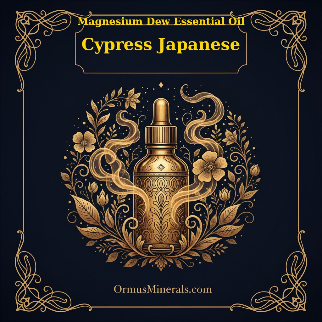 Ormus Magnesium Dew with Cypress Japanese Essential Oil 4oz
