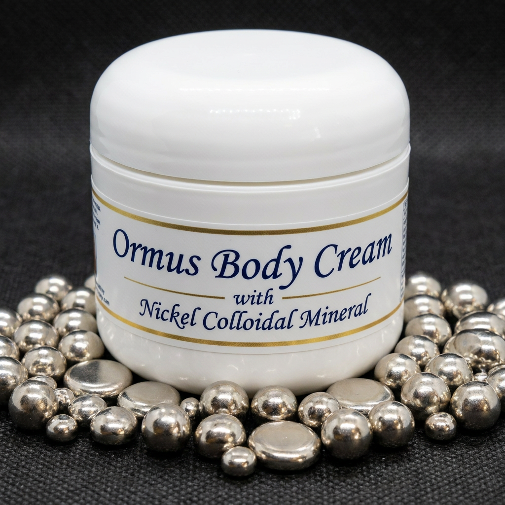Ormus Body Cream with Nickel Colloidal Mineral
