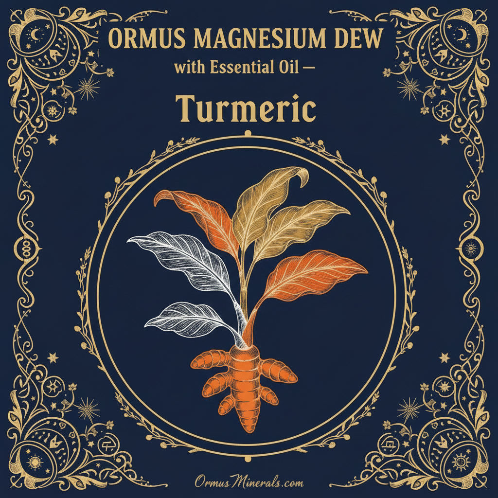 Ormus Minerals Magnesium Dew Turmeric Essential Oil 8oz