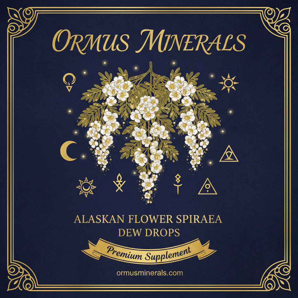 Ormus Minerals Alaskan Flower SPIRAEA Dew Drops 4oz Extra Strength 5x