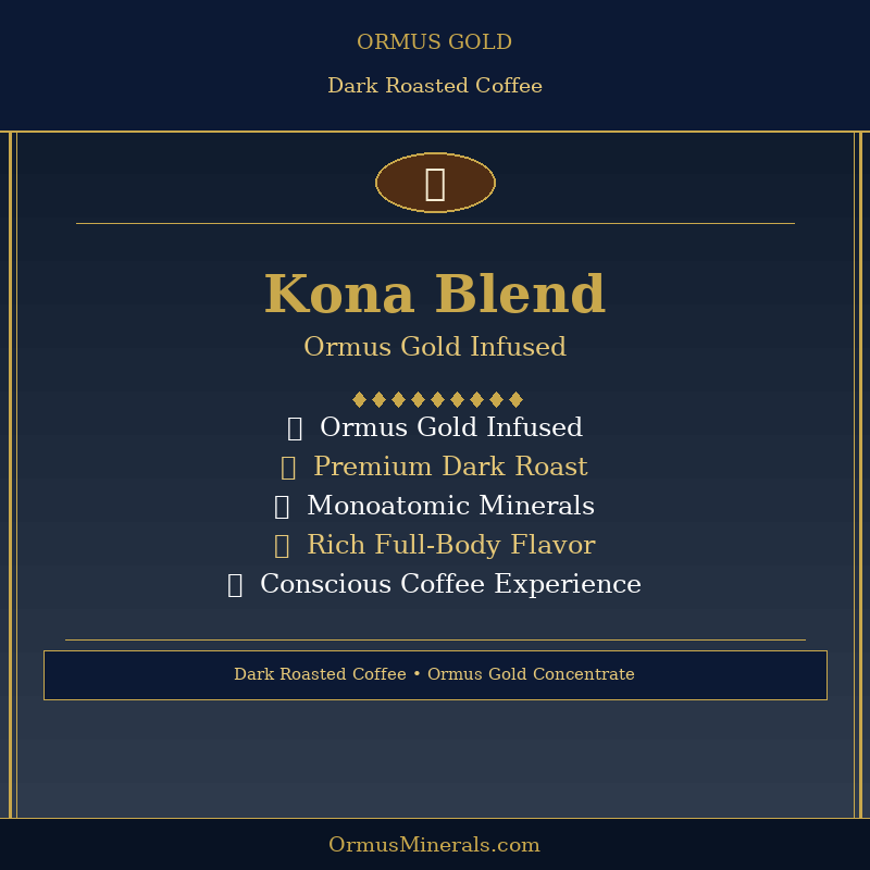 Ormus Gold Coffee Tanzanian Peaberry