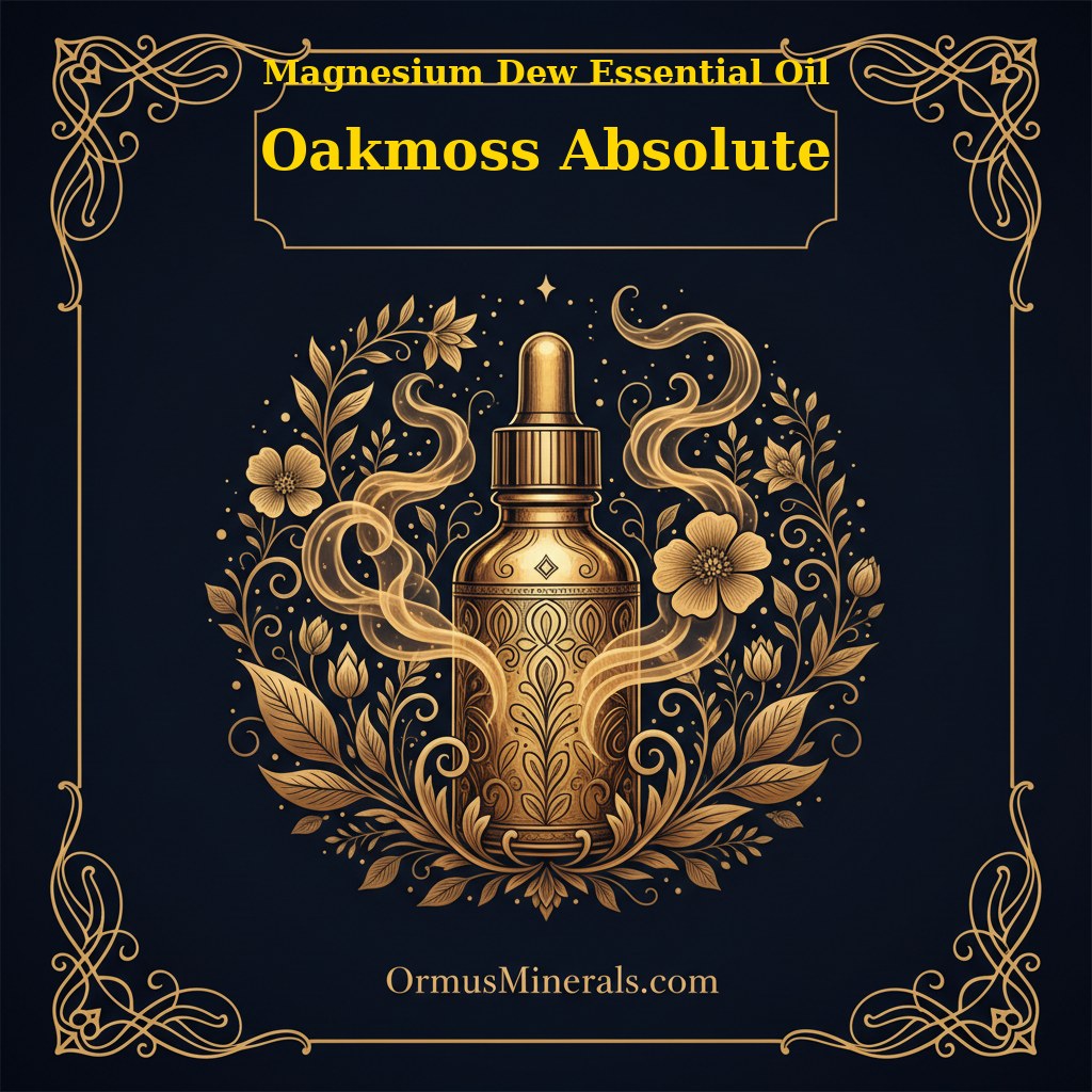 Ormus Magnesium Dew with Oakmoss Absolute Essential Oil 4oz