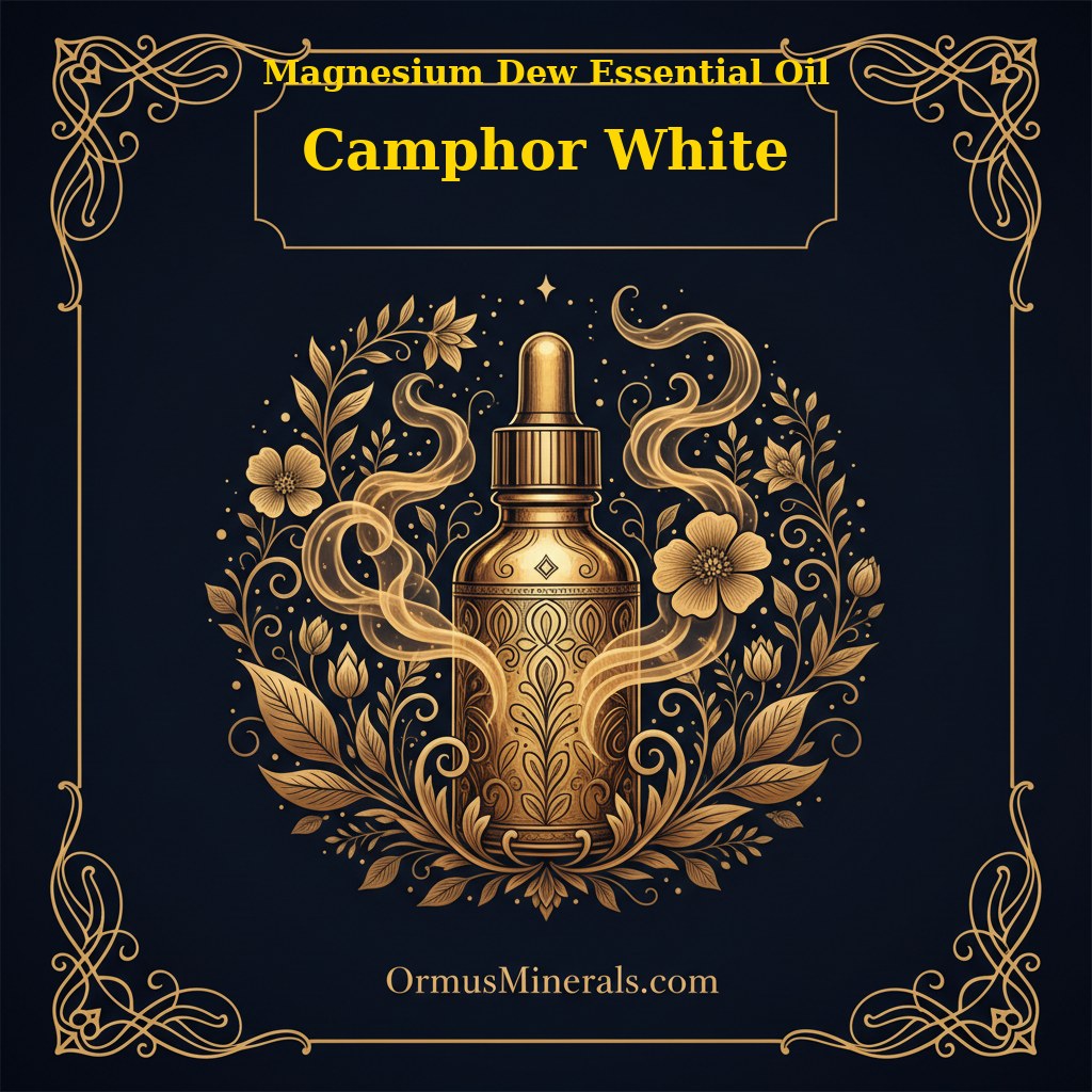 Ormus Magnesium Dew with Camphor White Essential Oil 8oz