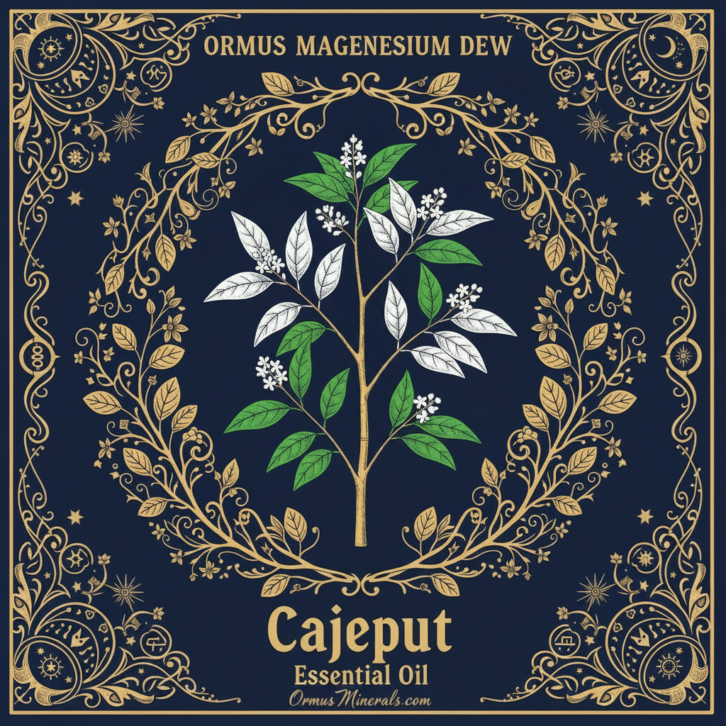 Ormus Minerals Magnesium Dew Cajeput Essential Oil 8oz