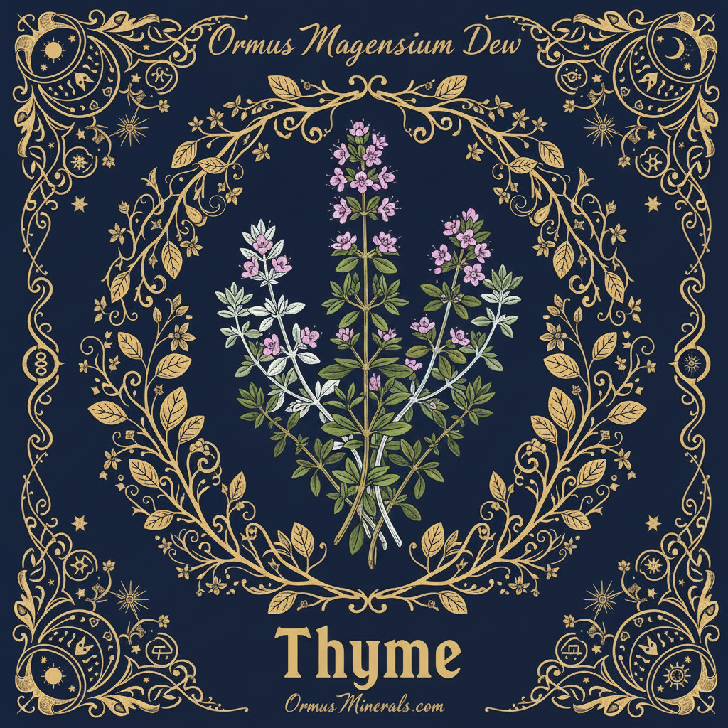Ormus Minerals Magnesium Dew Thyme Essential Oil 4oz