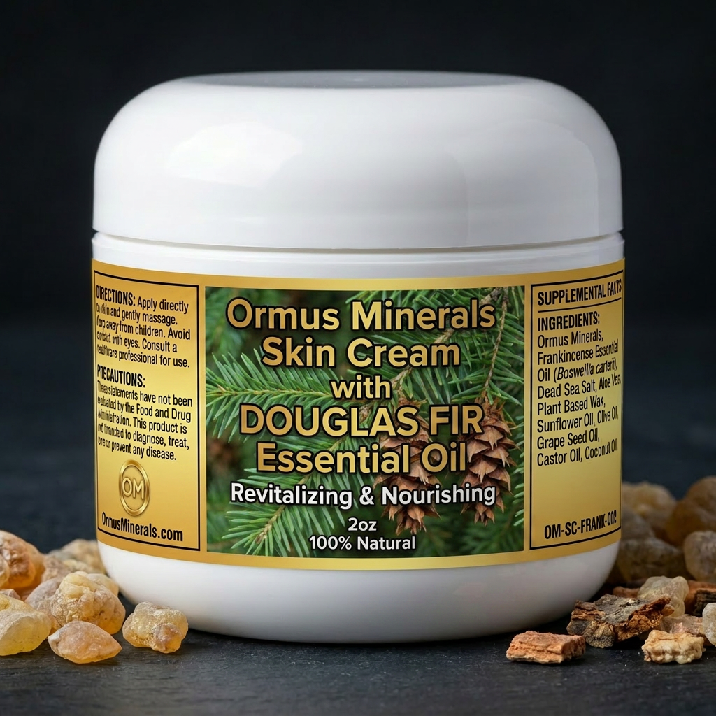 Ormus Minerals Skin Cream with Douglas Fir Essential Oil