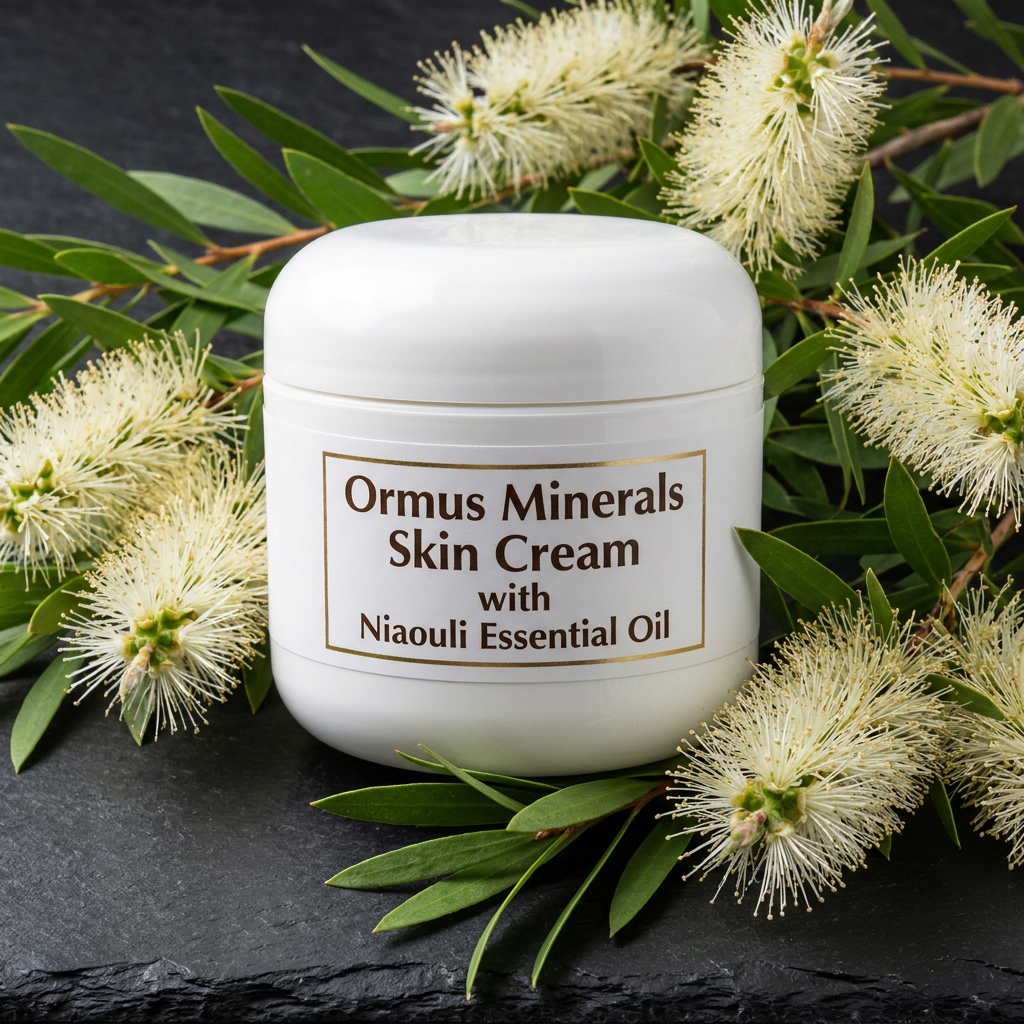 Ormus Minerals Skin Cream with Niaouli Essential Oil