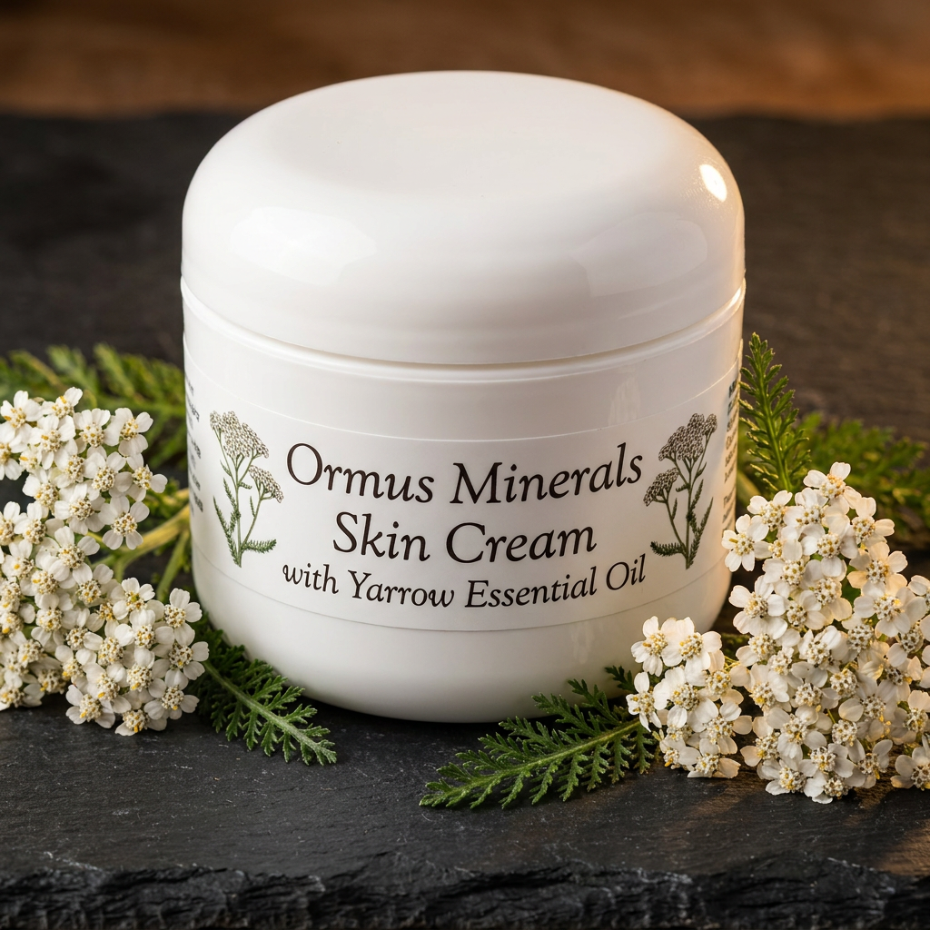 Ormus Minerals Skin Cream with Yarrow Essential Oil