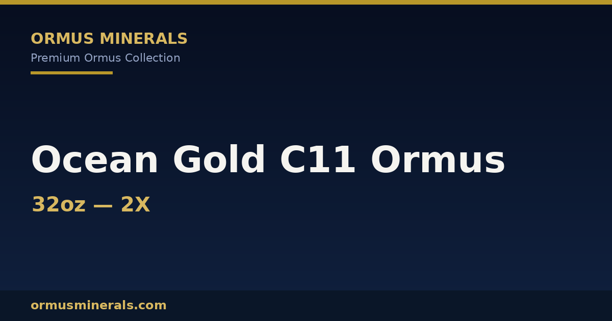 Ocean Gold C11 Ormus 32oz 2x Extra Strength