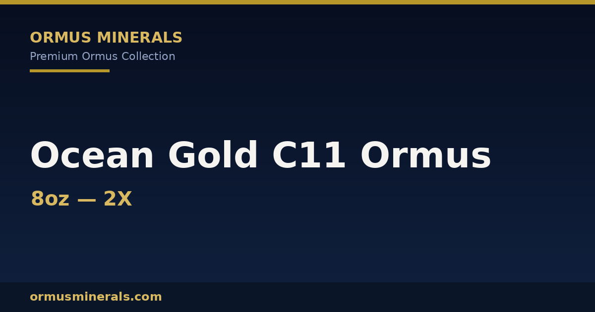 Ocean Gold C11 Ormus 8oz 2x Extra Strength