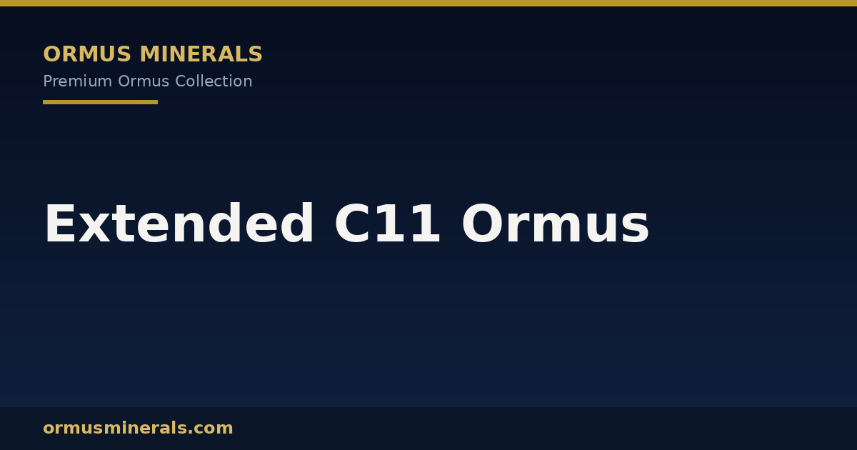 Extended C11 Ormus