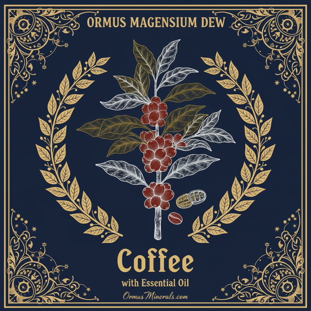 Ormus Minerals Dark Roasted Coffees Colombia Dark Roast Ground Coffee 32oz