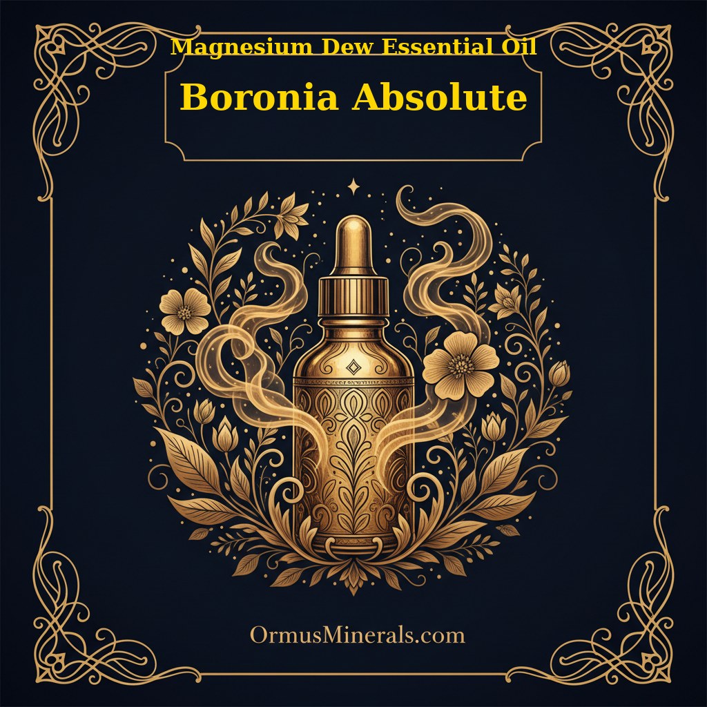 Ormus Magnesium Dew with Boronia Absolute Essential Oil 8oz