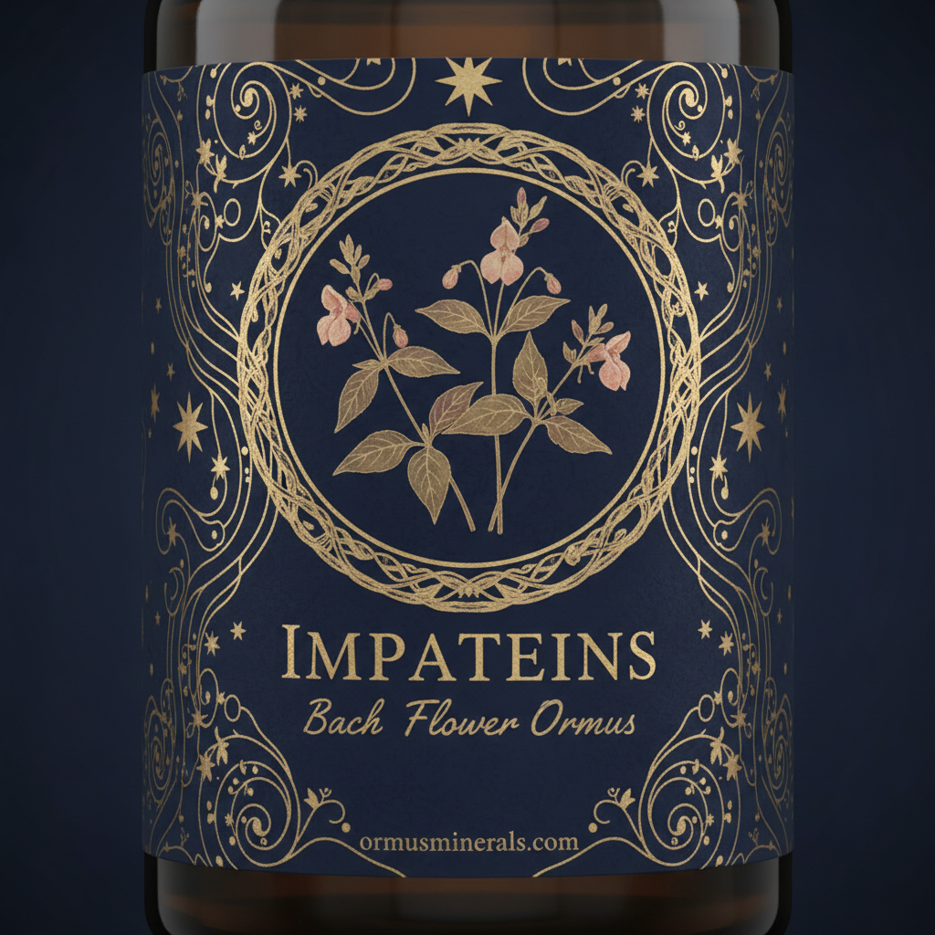 Impatiens Bach Dew Drops Ormus 4oz Extra Strength 1x | OrmusMinerals.com