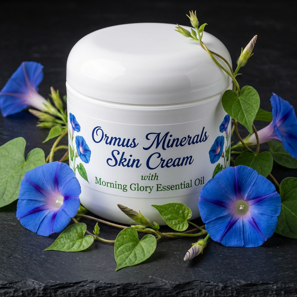 Ormus Minerals Skin Cream with Morning Glory Essential Oil