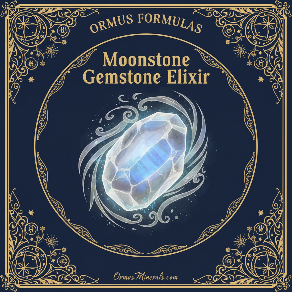 Ormus Minerals Moonstone Gemstone Elixir Imprinted Ormus 128oz Extra Strength 2x
